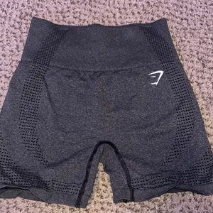 Gymshark charcoal grey vital seamless shorts